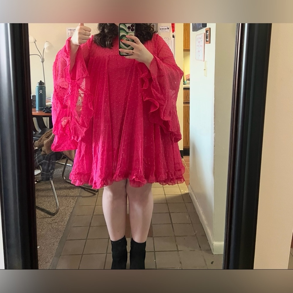 Flowy Pink Dress